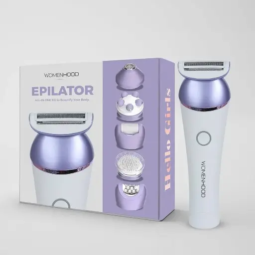 مكينة بيوتي كير نسائي  ازرق 8+4